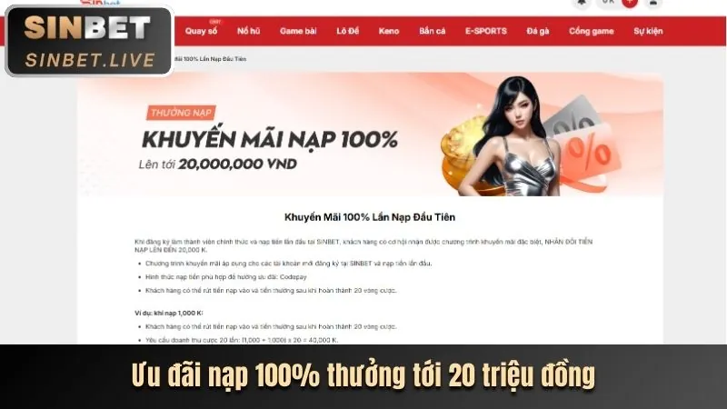 Thưởng chào mừng 888new com